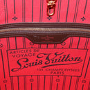 LOUIS VUITTON Damier Ebene Neverfull MM Tote Bag N51105 LV Auth 195924V-19