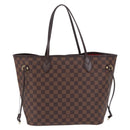LOUIS VUITTON Damier Ebene Neverfull MM Tote Bag N51105 LV Auth 195924V-2