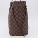 LOUIS VUITTON Damier Ebene Neverfull MM Tote Bag N51105 LV Auth 195924V-3