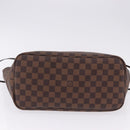 LOUIS VUITTON Damier Ebene Neverfull MM Tote Bag N51105 LV Auth 195924V-5