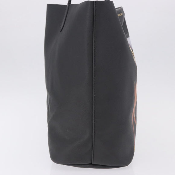 GIVENCHY Bambi Disney Collaboration Tote Bag PVC Black Gold Auth 195925A