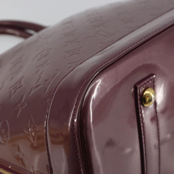 LOUIS VUITTON Monogram Vernis Alma GM Hand Bag Violet M93594 LV Auth 195927V