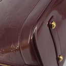 LOUIS VUITTON Monogram Vernis Alma GM Hand Bag Violet M93594 LV Auth 195927V-13