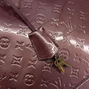 LOUIS VUITTON Monogram Vernis Alma GM Hand Bag Violet M93594 LV Auth 195927V-16