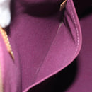 LOUIS VUITTON Monogram Vernis Alma GM Hand Bag Violet M93594 LV Auth 195927V-21