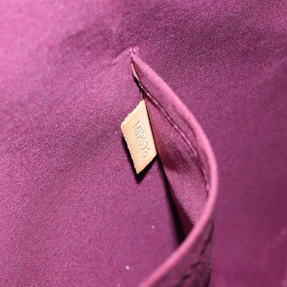 LOUIS VUITTON Monogram Vernis Alma GM Hand Bag Violet M93594 LV Auth 195927V