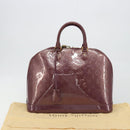LOUIS VUITTON Monogram Vernis Alma GM Hand Bag Violet M93594 LV Auth 195927V-24