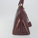 LOUIS VUITTON Monogram Vernis Alma GM Hand Bag Violet M93594 LV Auth 195927V-5