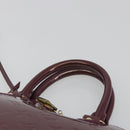 LOUIS VUITTON Monogram Vernis Alma GM Hand Bag Violet M93594 LV Auth 195927V-8