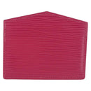 LOUIS VUITTON Epi Porte Cartes Simple Pass Case Pink M60785 LV Auth 195929V-2