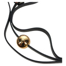 HERMES Necklace Leather Black Auth 195933V-4