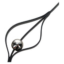HERMES Necklace Leather Black Auth 195933V-5