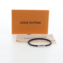 LOUIS VUITTON Damier Graphite Bra Rubbed Keep It Bracelet M6609E LV Auth 195934V-14