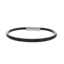 LOUIS VUITTON Damier Graphite Bra Rubbed Keep It Bracelet M6609E LV Auth 195934V-3