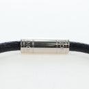 LOUIS VUITTON Damier Graphite Bra Rubbed Keep It Bracelet M6609E LV Auth 195934V-7