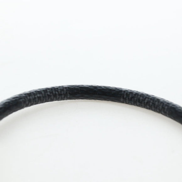 LOUIS VUITTON Damier Graphite Bra Rubbed Keep It Bracelet M6609E LV Auth 195934V