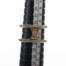 LOUIS VUITTON LV Iconic Strass Ring metal Gold Tone M1463M LV Auth 195935M-12
