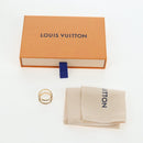 LOUIS VUITTON LV Iconic Strass Ring metal Gold Tone M1463M LV Auth 195935M-13