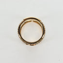 LOUIS VUITTON LV Iconic Strass Ring metal Gold Tone M1463M LV Auth 195935M-6