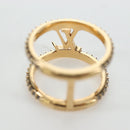 LOUIS VUITTON LV Iconic Strass Ring metal Gold Tone M1463M LV Auth 195935M-8