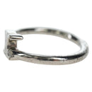 CELINE Trion Asymmetric Ring metal Silver #10(JP Size) Auth 195936M-3