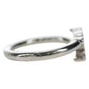 CELINE Trion Asymmetric Ring metal Silver #10(JP Size) Auth 195936M-4