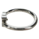 CELINE Trion Asymmetric Ring metal Silver #10(JP Size) Auth 195936M-8