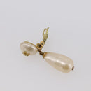 CHANEL Earring metal Gold CC Auth 195937V-13