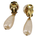 CHANEL Earring metal Gold CC Auth 195937V-3