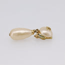 CHANEL Earring metal Gold CC Auth 195937V-4