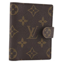 LOUIS VUITTON Monogram Agenda Mini Day Planner Cover R20007 LV Auth 195939-1