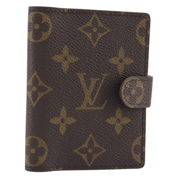 LOUIS VUITTON Monogram Agenda Mini Day Planner Cover R20007 LV Auth 195939
