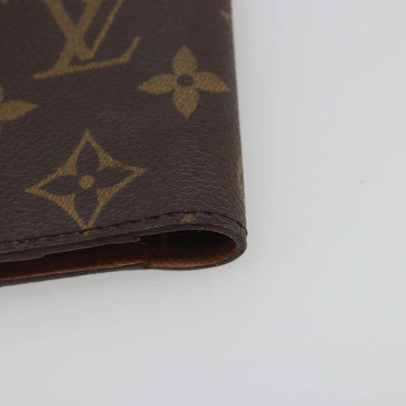LOUIS VUITTON Monogram Agenda Mini Day Planner Cover R20007 LV Auth 195939