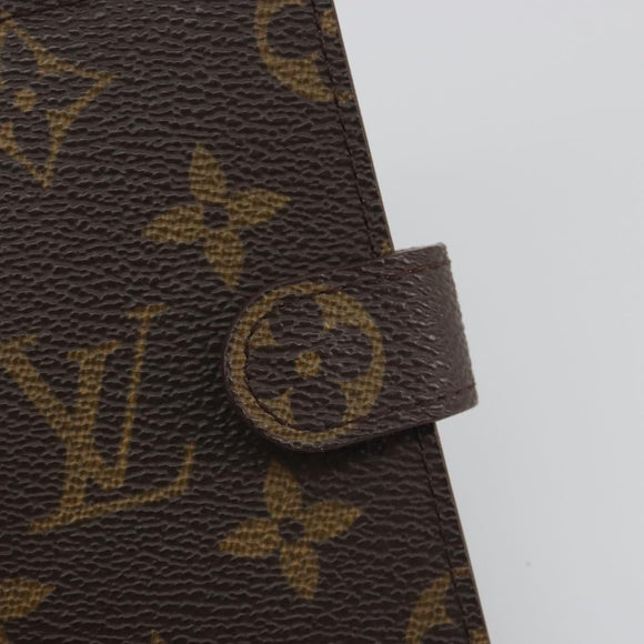 LOUIS VUITTON Monogram Agenda Mini Day Planner Cover R20007 LV Auth 195939