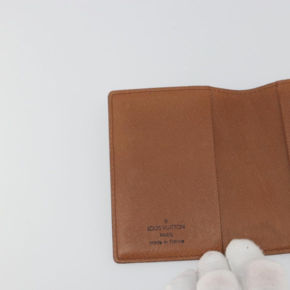 LOUIS VUITTON Monogram Agenda Mini Day Planner Cover R20007 LV Auth 195939