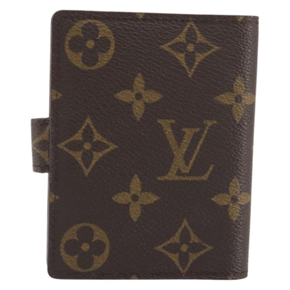 LOUIS VUITTON Monogram Agenda Mini Day Planner Cover R20007 LV Auth 195939