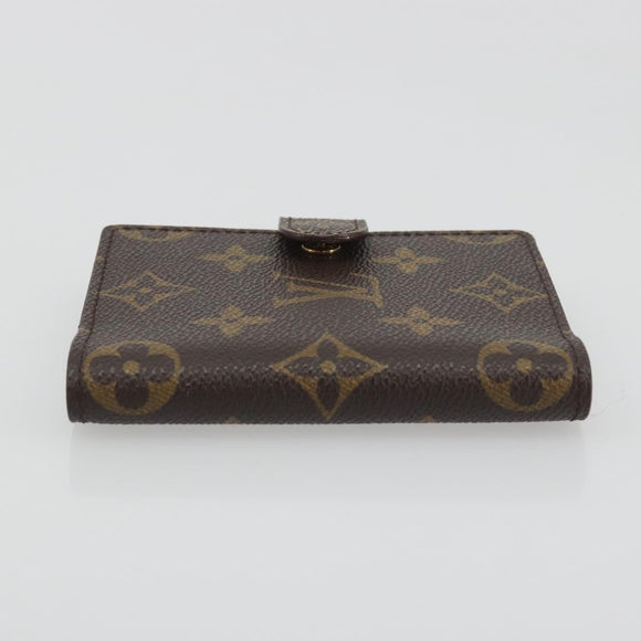 LOUIS VUITTON Monogram Agenda Mini Day Planner Cover R20007 LV Auth 195939