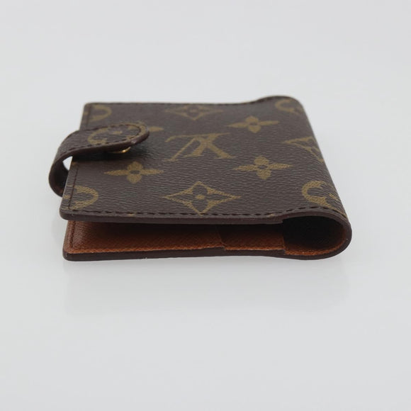 LOUIS VUITTON Monogram Agenda Mini Day Planner Cover R20007 LV Auth 195939
