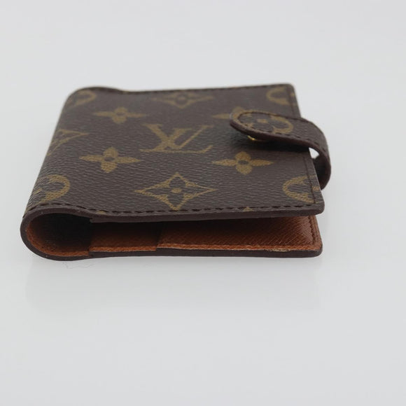 LOUIS VUITTON Monogram Agenda Mini Day Planner Cover R20007 LV Auth 195939