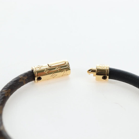 LOUIS VUITTON Monogram Brassle Daily Confidential Bracelet M6431 LV Auth 195941M
