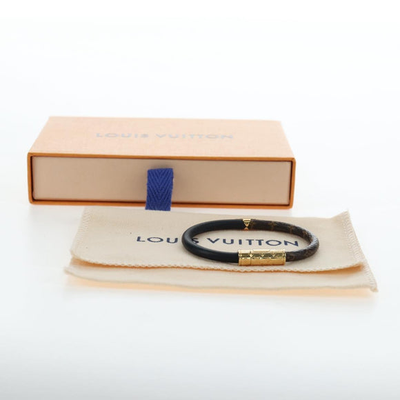 LOUIS VUITTON Monogram Brassle Daily Confidential Bracelet M6431 LV Auth 195941M