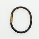 LOUIS VUITTON Monogram Brassle Daily Confidential Bracelet M6431 LV Auth 195941M-6