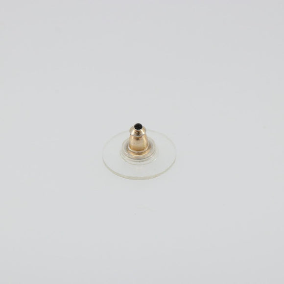 CHANEL COCO Mark Pierce metal Silver CC Auth 195942A