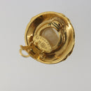 CHANEL Earring metal Gold CC Auth 195943A-11