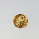 CHANEL Earring metal Gold CC Auth 195943A-8