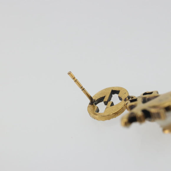 GUCCI Bee Pierce metal Gold Tone Auth 195947A