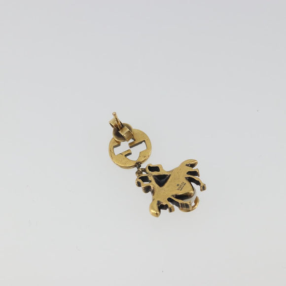 GUCCI Bee Pierce metal Gold Tone Auth 195947A