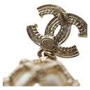 CHANEL COCO Mark Pierce metal Gold Tone CC Auth 195948M-10