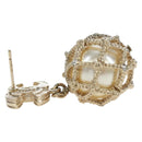 CHANEL COCO Mark Pierce metal Gold Tone CC Auth 195948M-6
