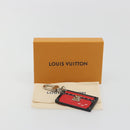 LOUIS VUITTON Epi Bag Charm Petite Malle Bag Charm Red LV Auth 195949M-9